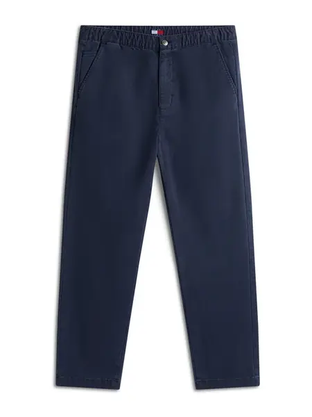 Tommy Jeans Chino nohavice  námornícka modrá