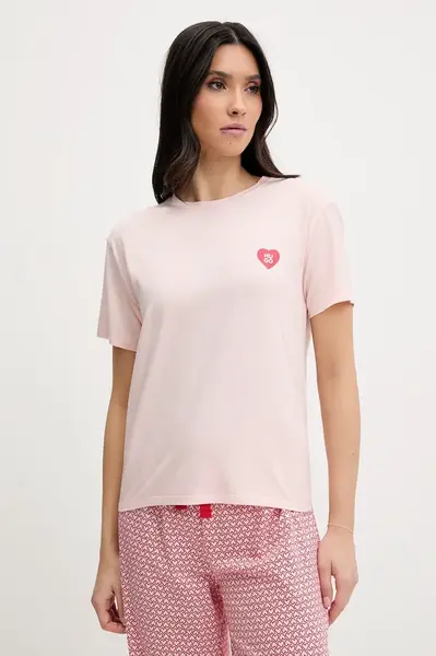 HUGO tričko dámske s modalom CASUAL T-SHIRT