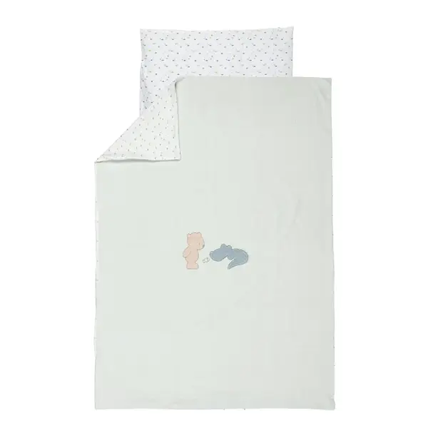 NATTOU Bielizeň posteľná 2 dielna 100x140 cm a 40x60 cm Romeo, Jules & Sally