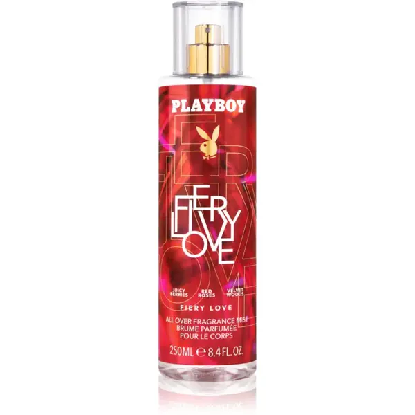 Playboy Fiery Love telový sprej pre ženy 250 ml