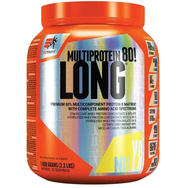 EXTRIFIT LONG 80 MULTIPROTEIN 1000 G Protein, , velikost 1 KG