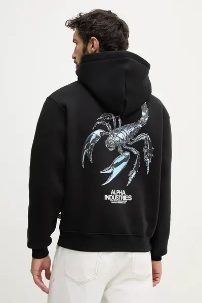 Mikina Alpha Industries Scorpion Cyborg Hoodie
