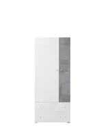 Šatní skříň Sigma SI3 Barva korpusu: Bílá/Beton