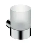 Novaservis Ferro Nostris - Držiak kefiek a pasty, matné sklo/chróm ANS03