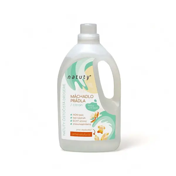 NATUTY Máchadlo prádla s vůní citronu 1,5 l