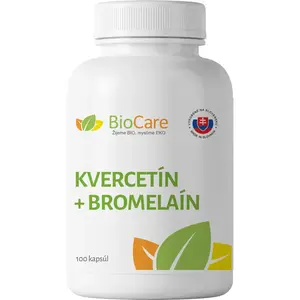 Quercetin a Bromelain 300mg 100 kapsúl