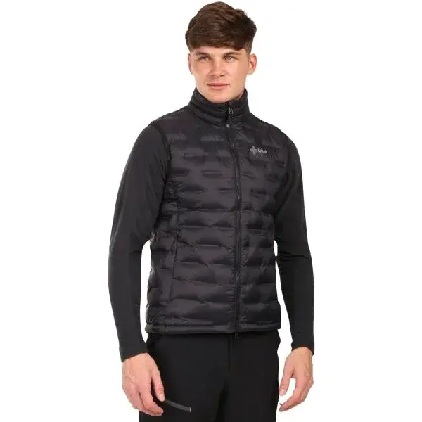 KILPI NAI Pánska zateplená vesta, čierna, veľkosť XXXL