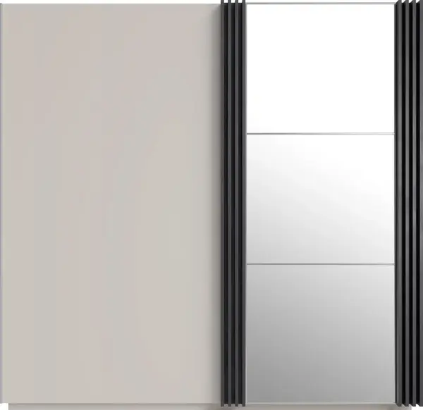 Šatní skříň AllMo AL15 Barva korpusu + barva dveří: Kašmír + Antracit