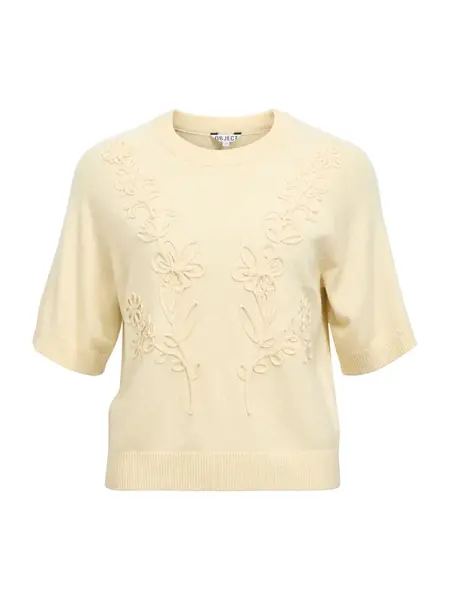 OBJECT Sveter 'OBJLANEY RUBIN'  krémová