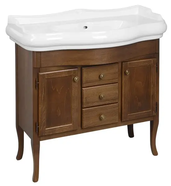 Sapho Retro - Skrinka umývadlová, 89x80x48 cm, buk 1620