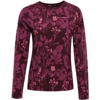 ALPINE PRO GRETTA Dámské triko s dlouhým rukávem, vínová, velikost