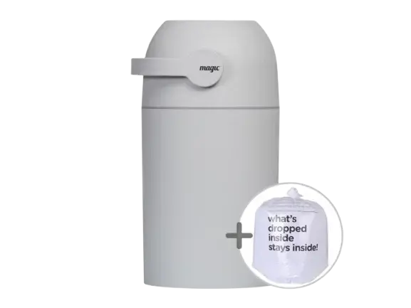 MAGIC Koš na pleny Light Grey