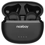 NICEBOY Bezdrátová sluchátka HIVE Pins ANC 3 černá