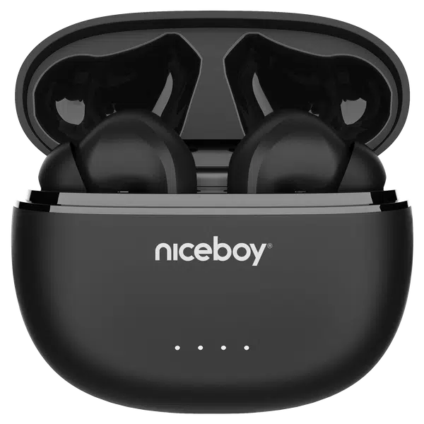 NICEBOY Bezdrátová sluchátka HIVE Pins ANC 3 černá
