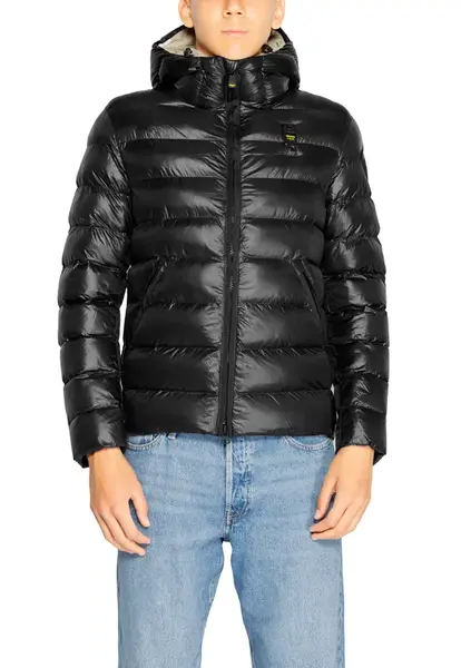 Blauer pánska zimná bunda