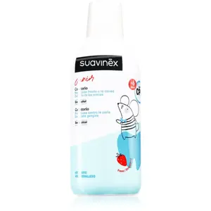 Suavinex Junior 6 y+ ústní voda pro děti příchuť Strawberry 500 ml
