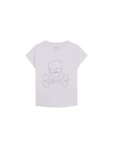 Scalpers Tričko  orgovánová / čierna