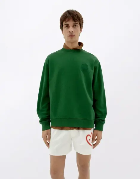 Thinking MU Sweatshirt Green Sun Type Leon DILL L