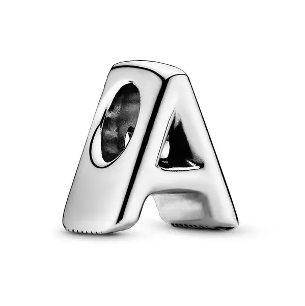 Pandora Strieborná korálka "A" Moments 797455