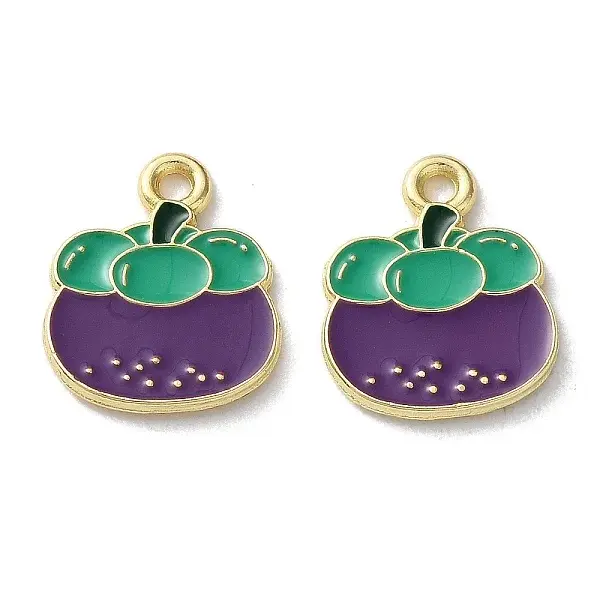 Fruit Alloy Enamel Charms