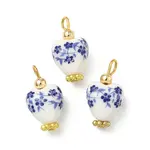 Handmade Printed Porcelain Pendants