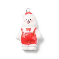 Christmas Opaque Resin Pendants