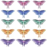 20Pcs 5 Colors Cloth Simulation Gauze Butterfly Ornament Accessories