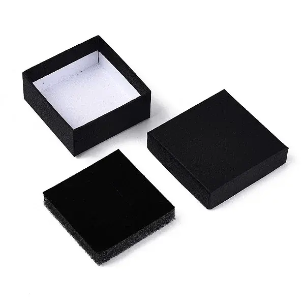 Square Cardboard Necklace Box