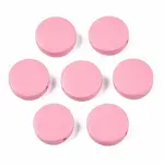 Painted Natural Poplar Wood Beads