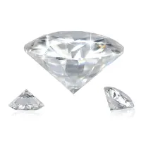 Brilliant Round Cut Moissanite Loose Stones Cabochons