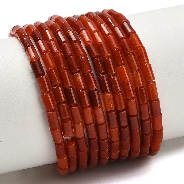 Dyed Natural White Jade Beads Strands