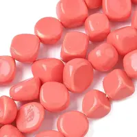 Electroplated Shell Pearl Beads Strands