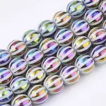 Electroplate Glass Beads Strands