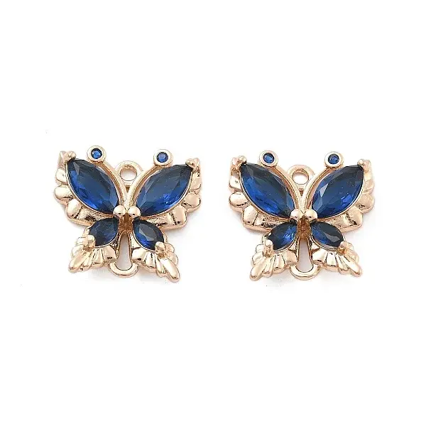 Brass Glass Connector Charms