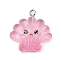 Ocean Theme Transparent Resin Pendants