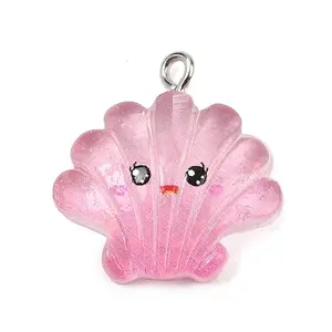 Ocean Theme Transparent Resin Pendants