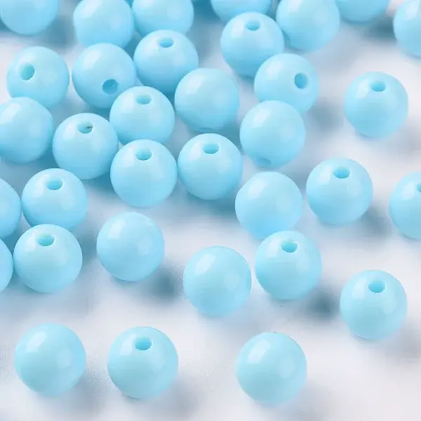 Opaque Acrylic Beads