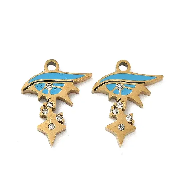 304 Stainless Steel Enamel Pendants