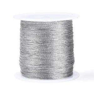 100M 3-Ply Round PET Metallic Thread