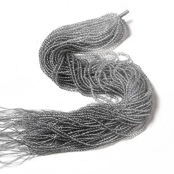 Transparent Gradient Color Glass Beads Strands