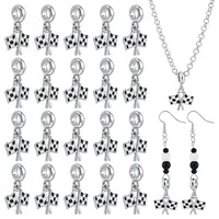 20Pcs Alloy Enamel European Dangle Charms