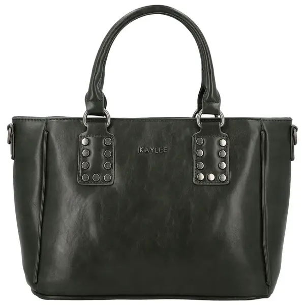 Dámska kabelka do ruky tmavo zelená - Firenze Matia