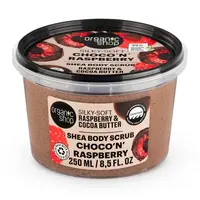 Organic Shop Tělový peeling Malina a kakaové máslo 250 ml