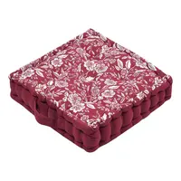 Sedací polštář na zem BIBURY červená 1 ks