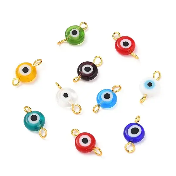 Handmade Lampwork Links Connectors