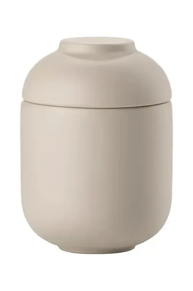 Nádoba s víkem Zone Denmark Sensu 9 cm béžová barva