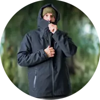 One more cast bunda splash camo knight waterproof jacket - xl