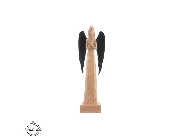 Anděl z mangového dřeva ORION 27cm