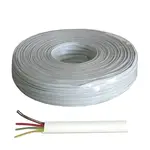 Vodič telefonní 4 žilový bílý,100m