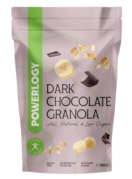 POWERLOGY Granola Dark Chocolate 350 g